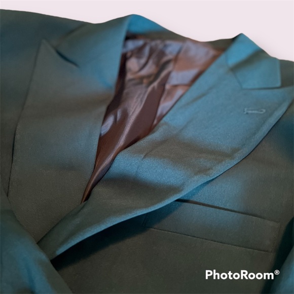 Women 2 pcs Green / Blue suit - Picture 2 of 13